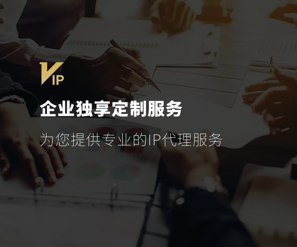 企業(yè)獨享定制服務,為您提供專業(yè)的IP代理服務